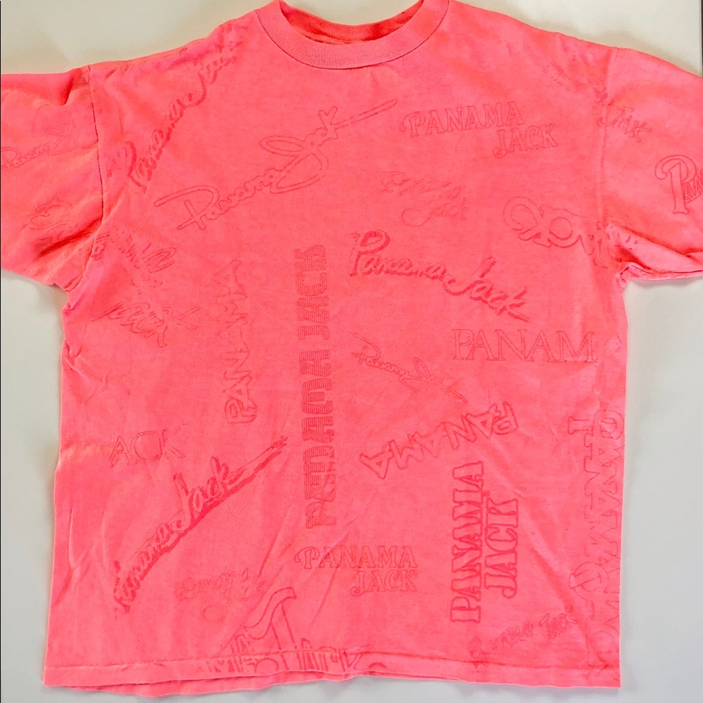 Panama Jack Vintage 80’s Neon Orange One Size T Shirt